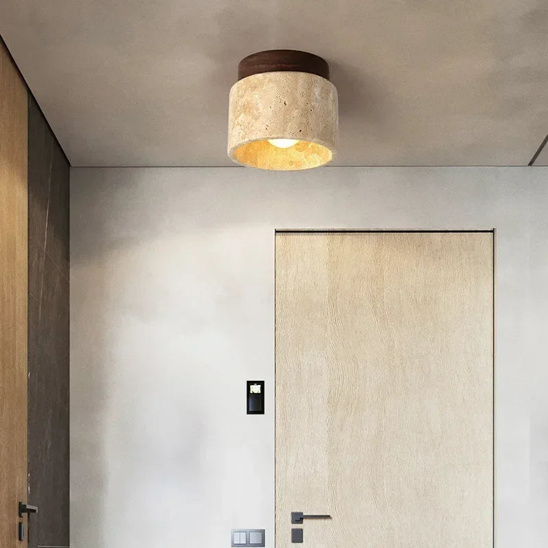 Modern Marble LED Ceiling Light for Entrance Decor