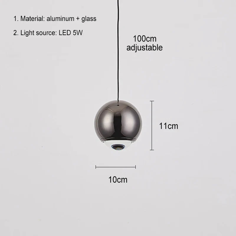 Modern Nordic LED Pendant Light - Decorative Hanging Lamp for Dining Room, Living Room, and Bedroom