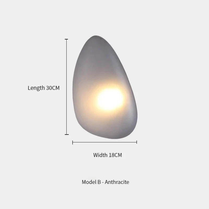 Nordic Design LED Glass Wall Sconce