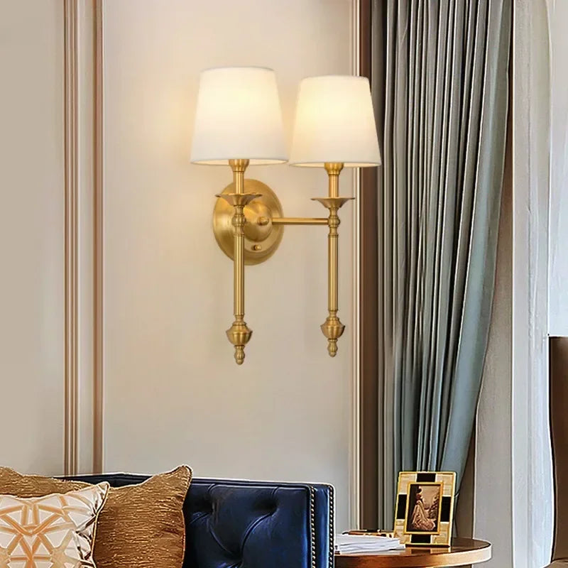 Simple American Style Wall Sconce for Villa and Clubhouse