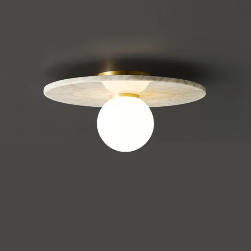 Nordic Marble Ceiling Light for Living Room & Bedroom Decor