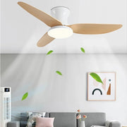 Modern Ceiling Fan Light with Remote Control – Adjustable Nordic Design