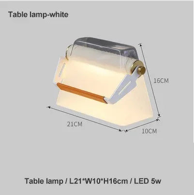 Creative Nordic Design Glass Nightstand Lamp