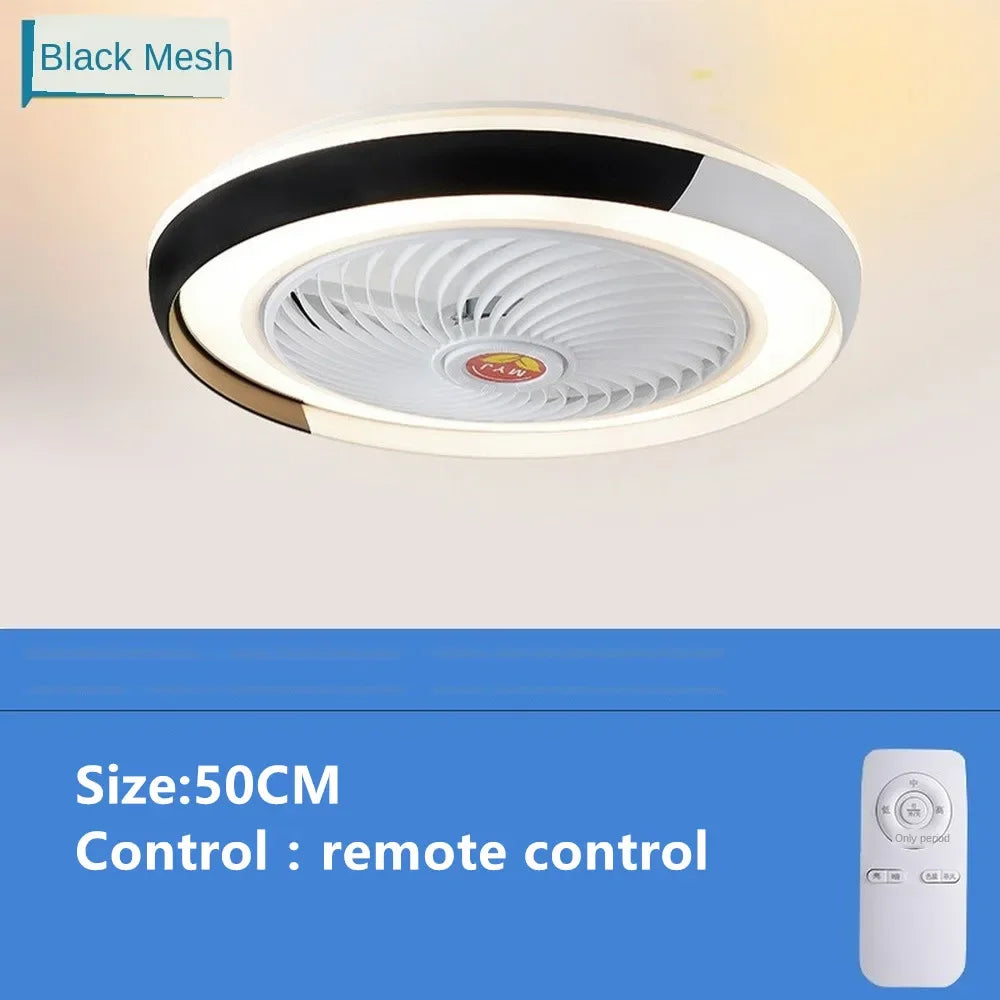 Smart Bluetooth Ceiling Fan with Light and Remote Control
