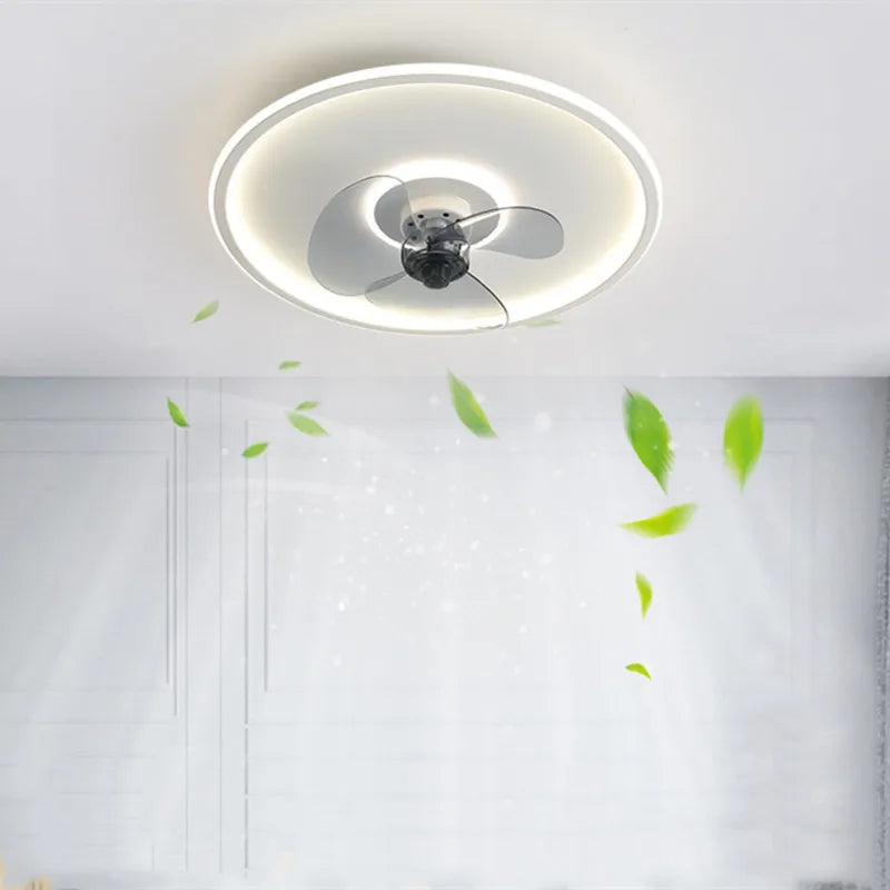 Smart Ceiling Fan with Remote Control and LED Light
