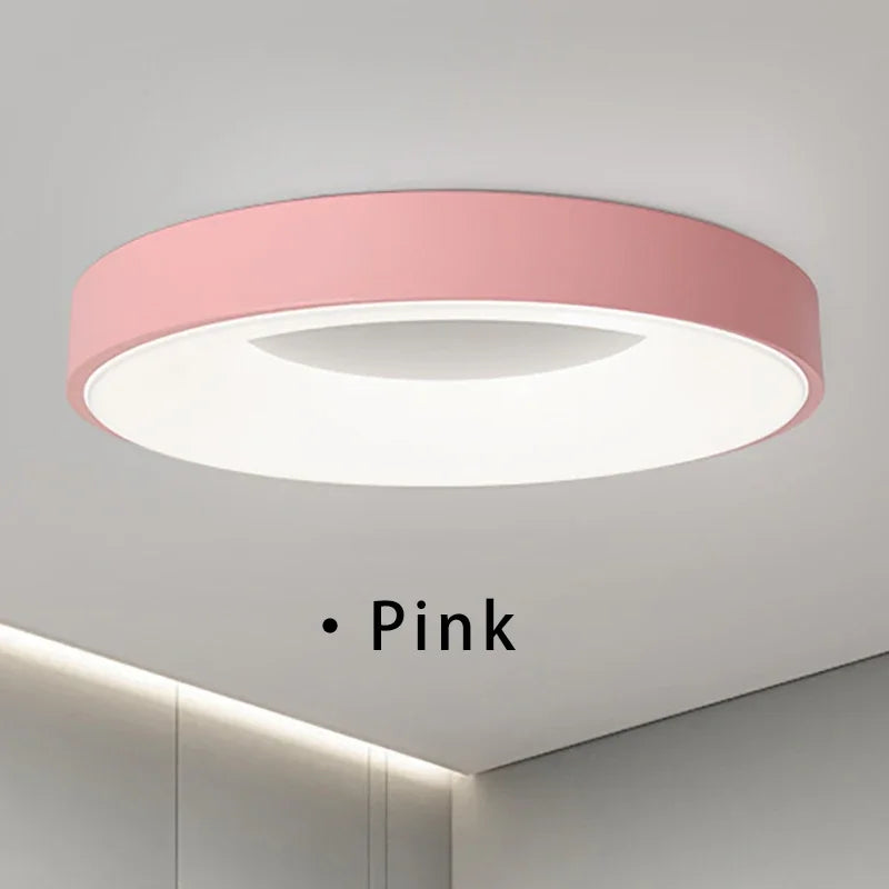 Modern Nordic Simple Circular LED Ceiling Light