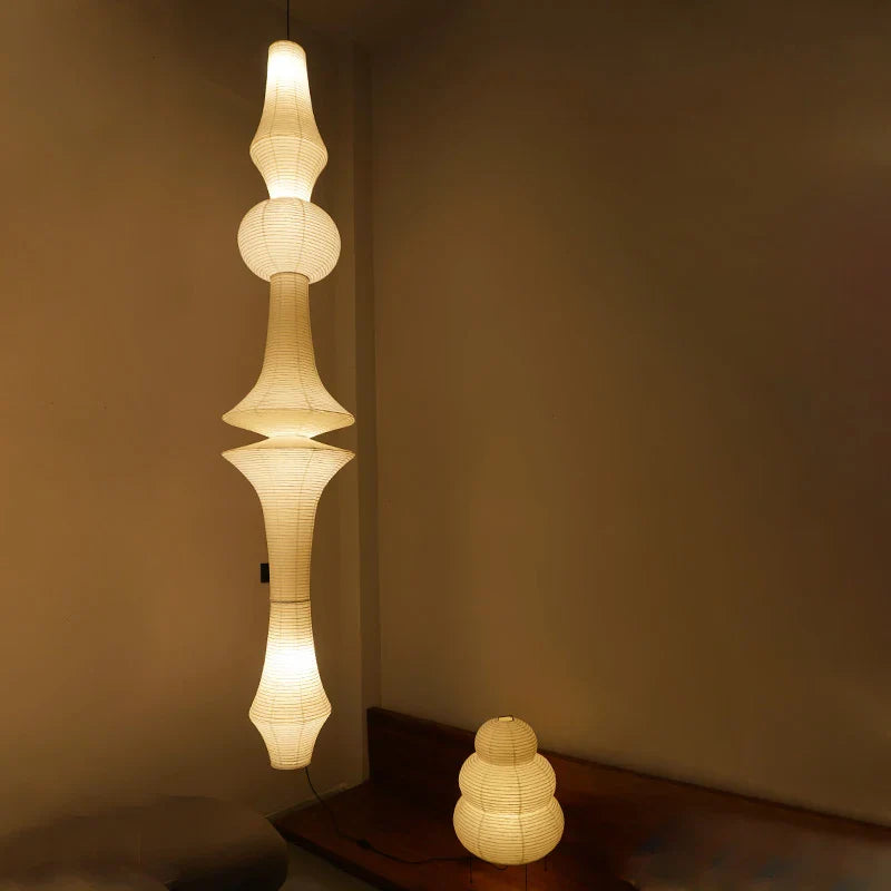 Akari Rice Paper LED Pendant Light - Modern Loft Home Decor