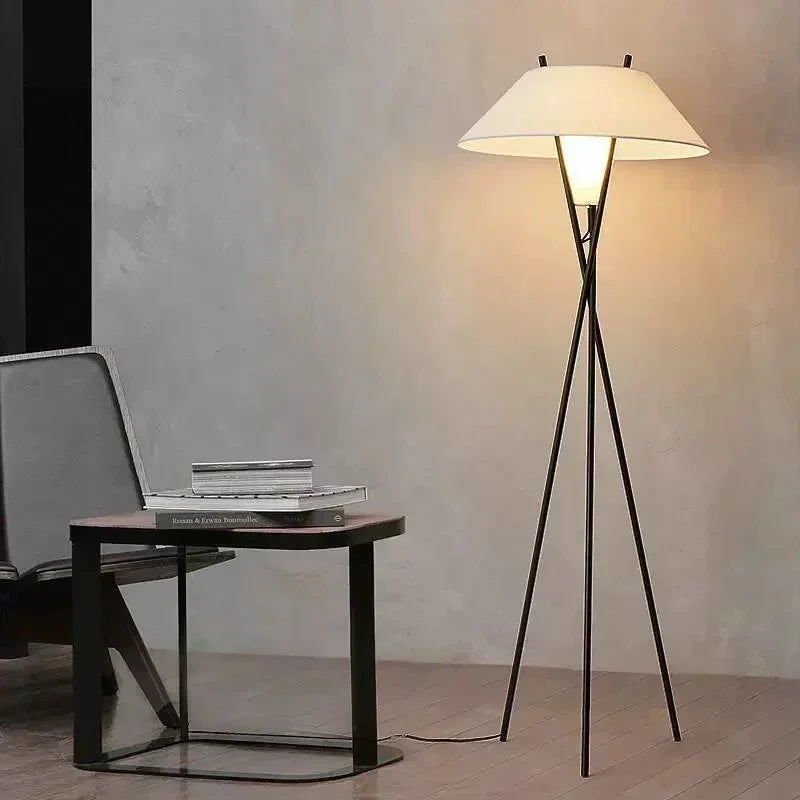 Minimalist Fabric Floor Lamp for Contemporary Interiors