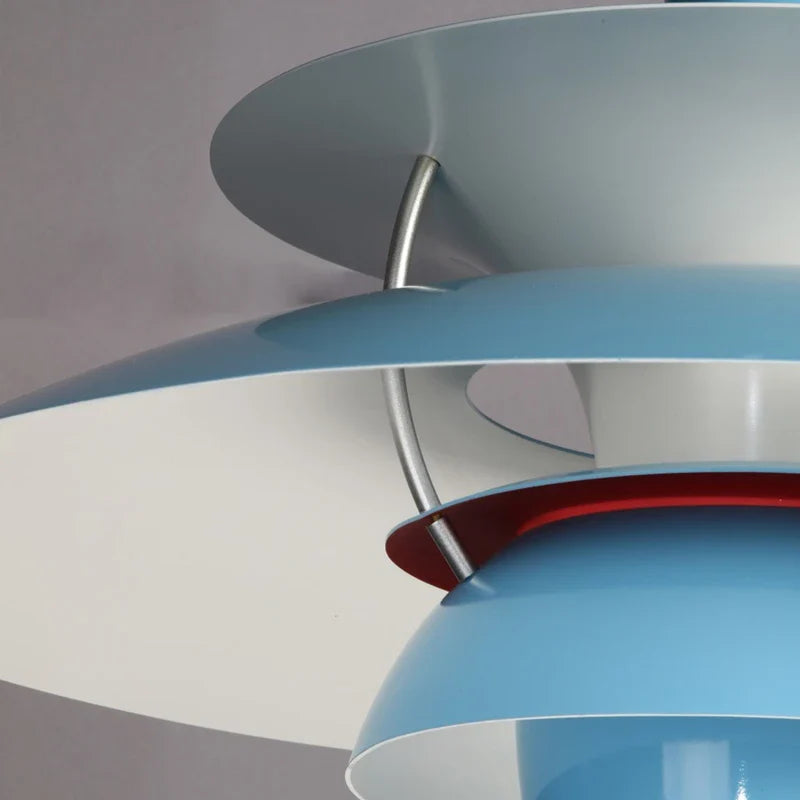 Modern Colorful LED Pendant Umbrella Chandelier for Dining Room, Bar, and Restaurant Lighting
