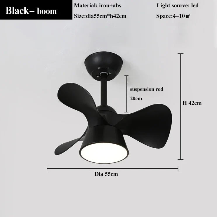 Bright Ceiling Fan with Remote Control and 6 Speeds