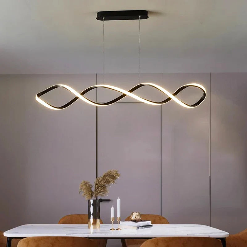 Modern Dining Room Smart Suspension Lights for Home Decor