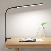 lampe de bureau led à pince 360° 3 modes 10 luminosités simple/double