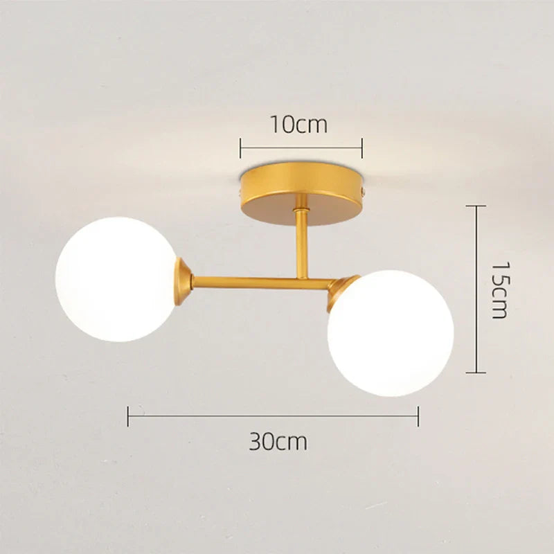 Nordic Style LED Ceiling Light for Home Decor - Bedroom, Living Room, Hallway