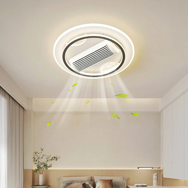 Blade-less Ceiling Fan with Ultra-Thin Modern Lighting