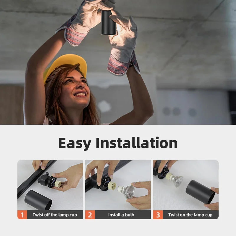 LED Track Spotlight for Indoor Lighting and Decoration
