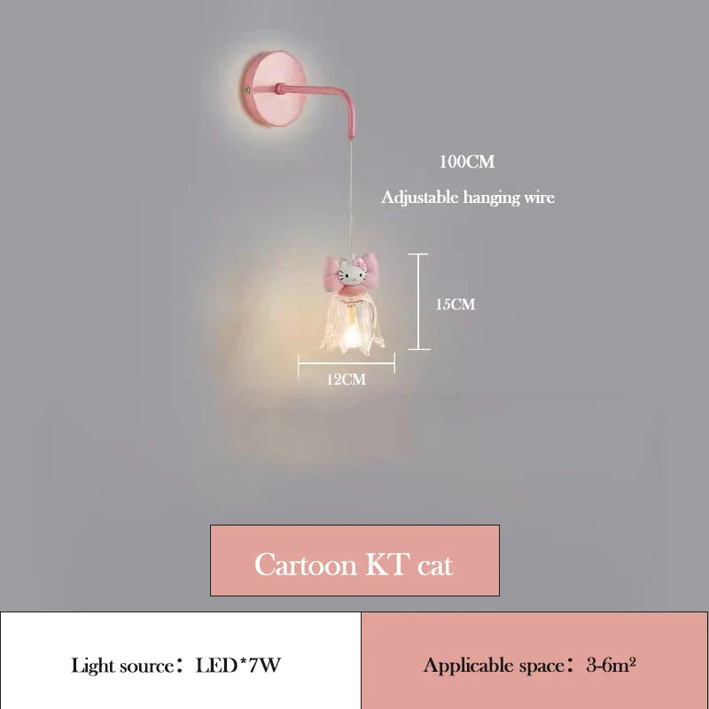 Cute Kitten Nightstand Lamp for Kids' Room Decor