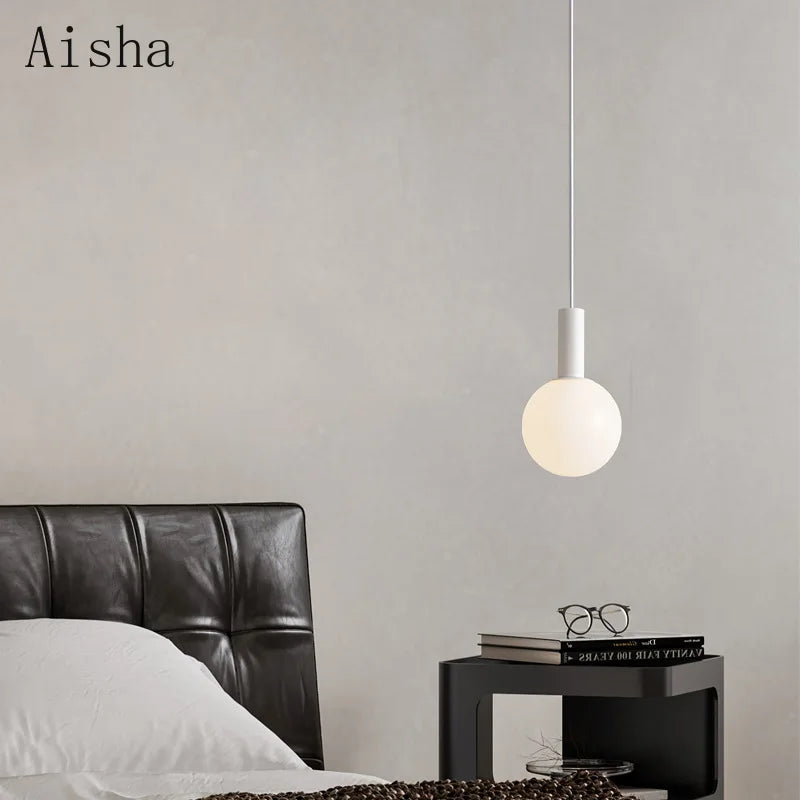 Simple Hanging Bedside Lamp for Interior Decoration