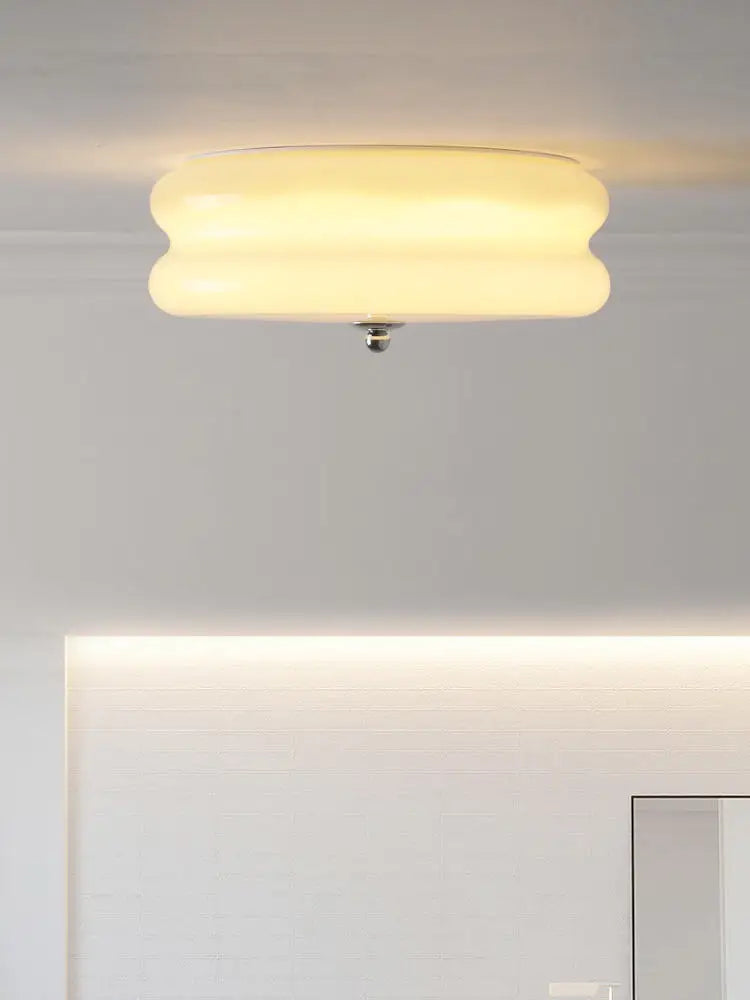 Modern Glass Ceiling Light - Vintage Style for Elegant Interiors