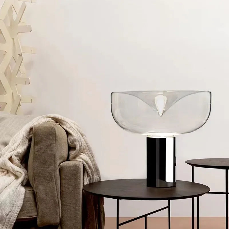 Modern Decorative Glass Radar Design Bedside Lamp
