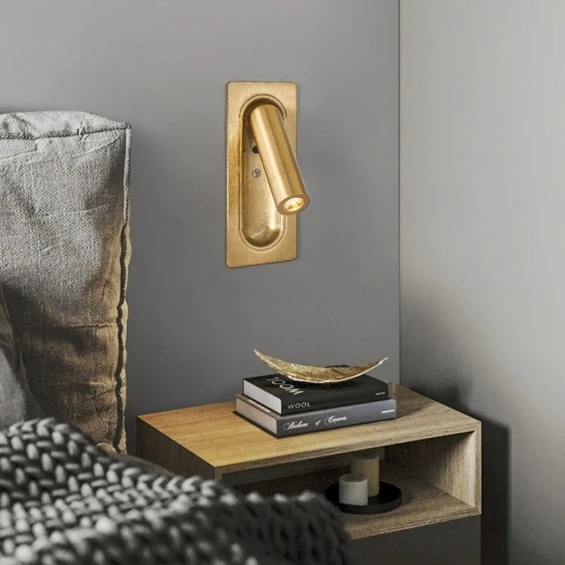 Indoor Wall Sconce 110-240V 3W with USB Charging