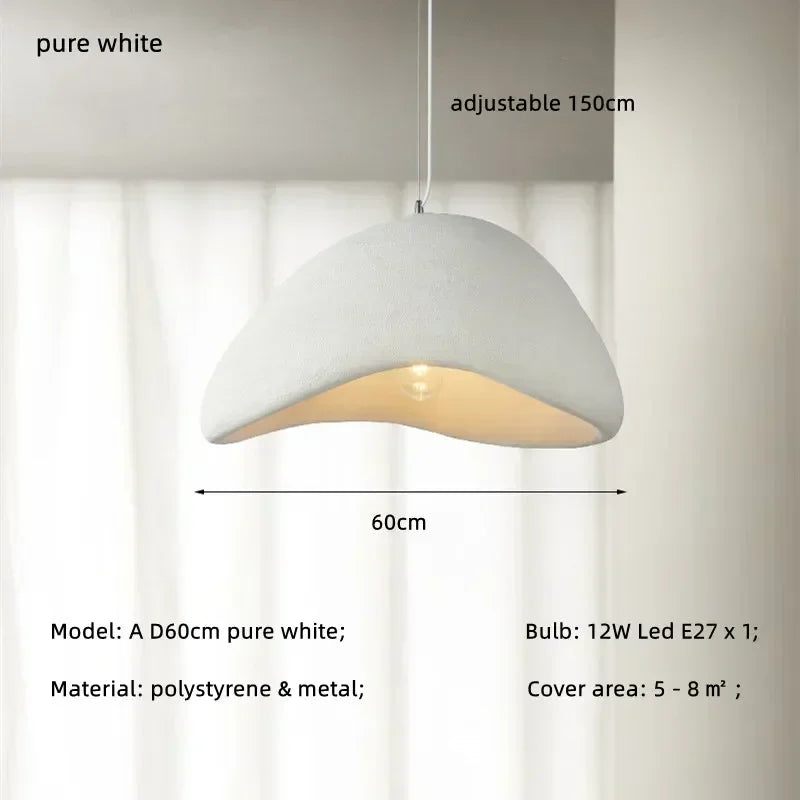 Modern Handmade Japanese Pendant Light for Home and Café