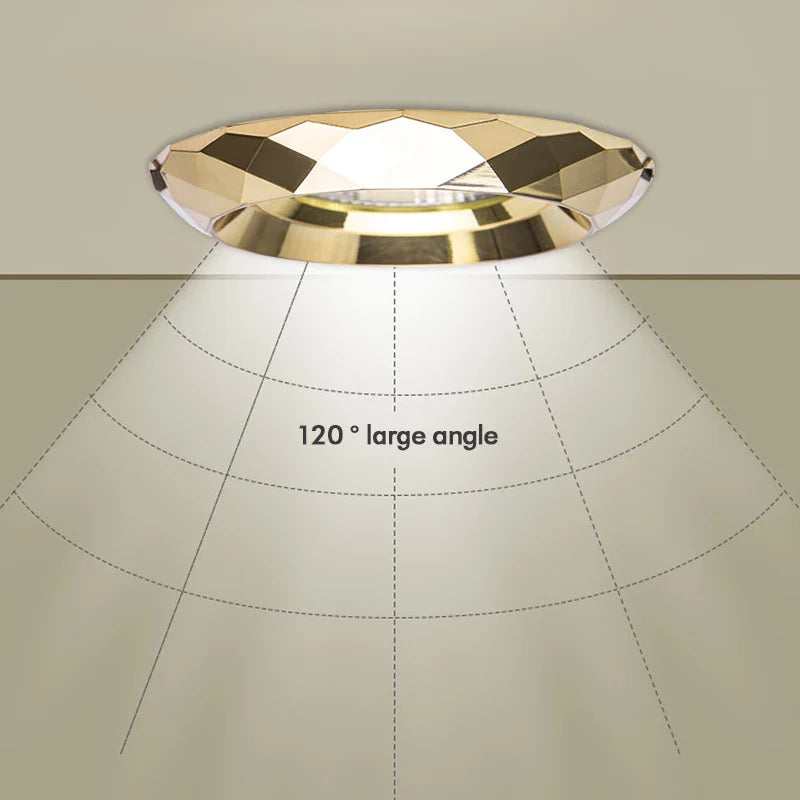 Dimmable Thick Aluminum LED Recessed Spotlight