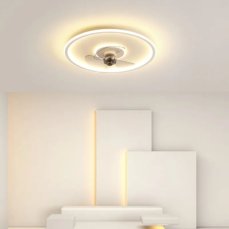 Smart Ceiling Fan with Remote Control and LED Light
