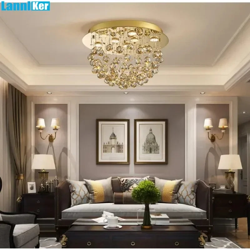 Modern Crystal Chandelier for Elegant Indoor Lighting
