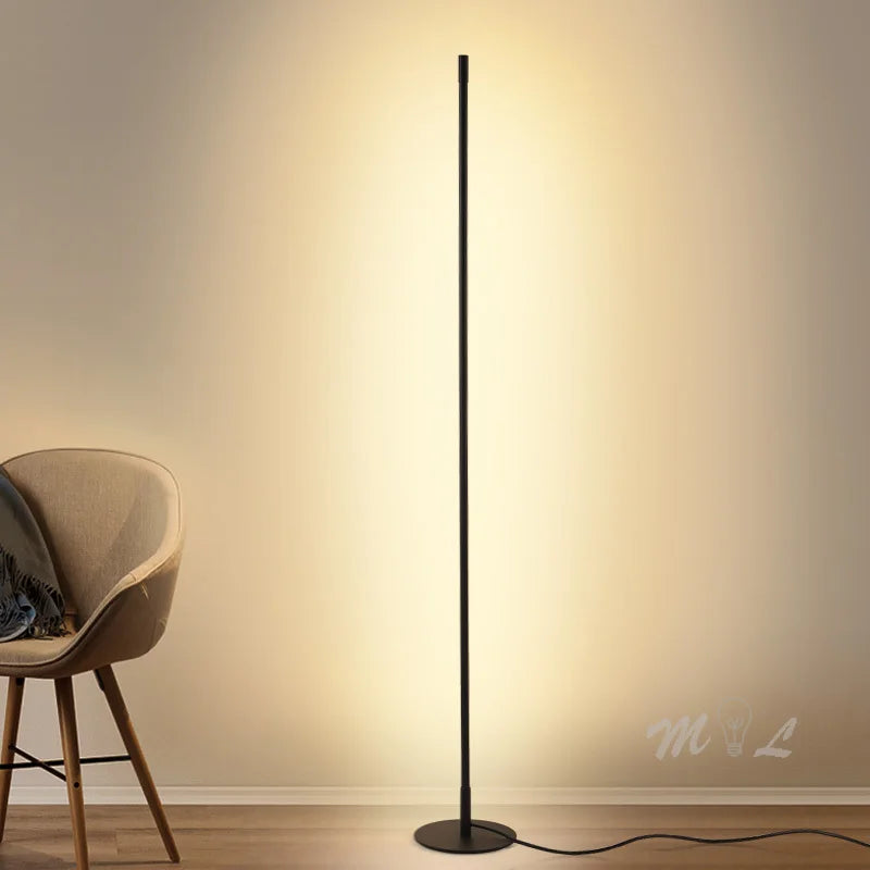 Modern LED Floor Lamp with Dimmable Function for Living Room