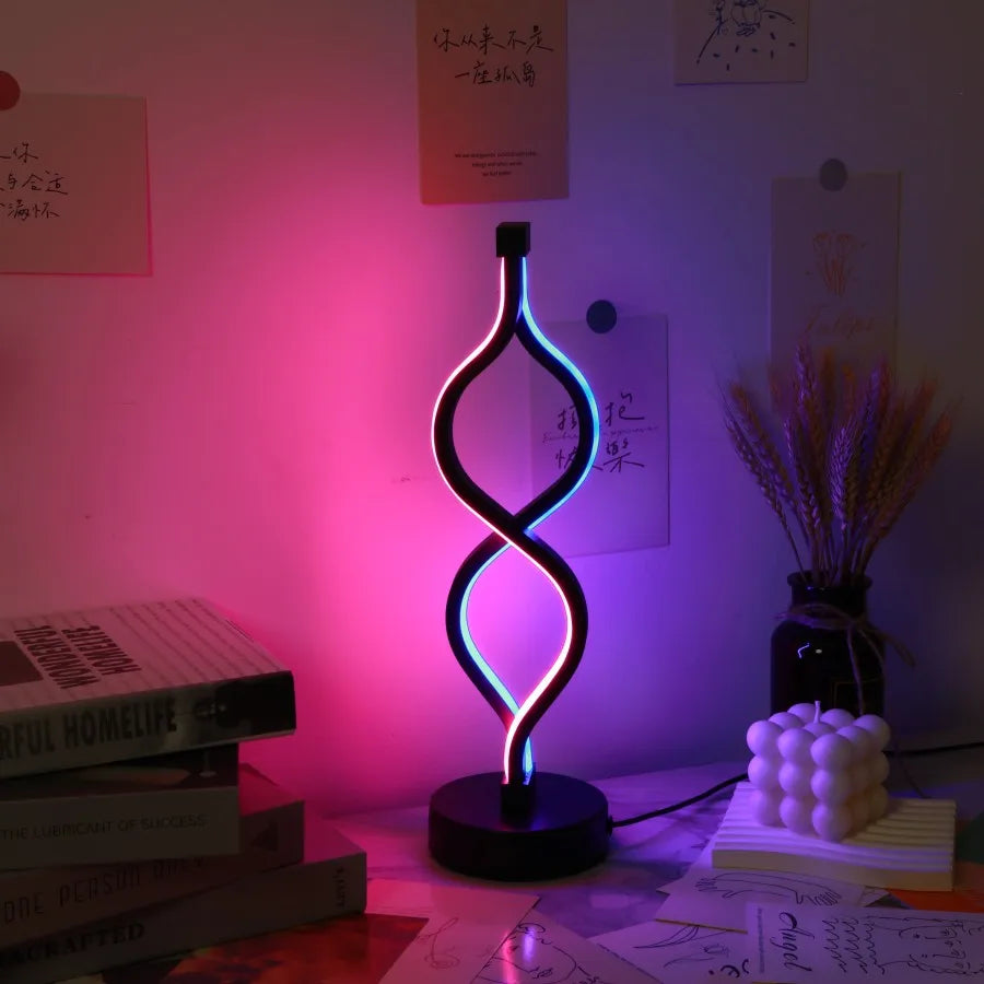 Creative USB Twist Desk Lamp for Home Decoration