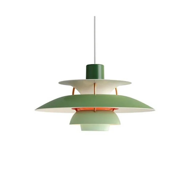 Modern Colorful LED Pendant Umbrella Chandelier for Dining Room, Bar, and Restaurant Lighting