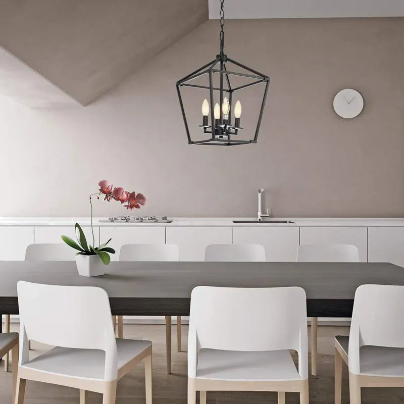 Retro Minimalist American Farmhouse Restaurant Chandelier for Kitchen, Hallway, and Bedroom
