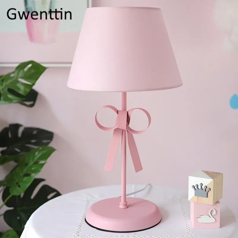 Modern Bow Tie Desk Lamp for Decorative Bedroom