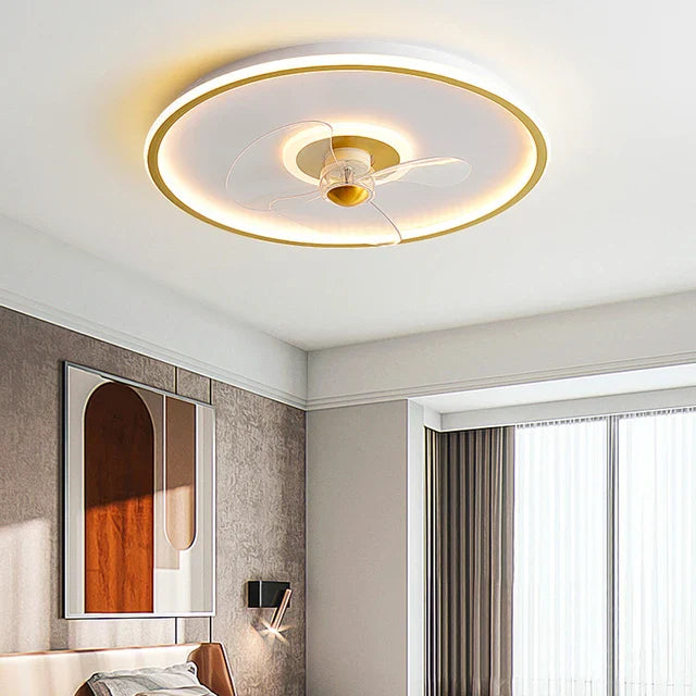 Smart Ceiling Fan with Remote Control and LED Light