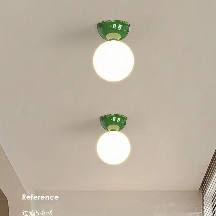 Simple Bauhaus Medieval Style Ceiling Light for Entryway Decor