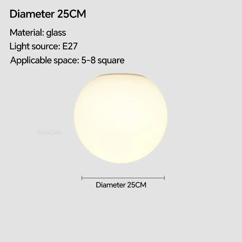 Modern Glass Ceiling Light for Elegant Interior Decor