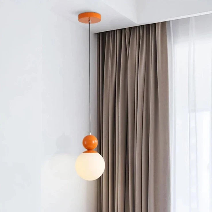 Modern Glass Pendant Light for Cafe Bar Counter