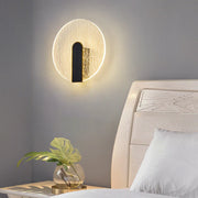 Modern Acrylic Wall-Mounted Diamond Pattern Bedside Lamp