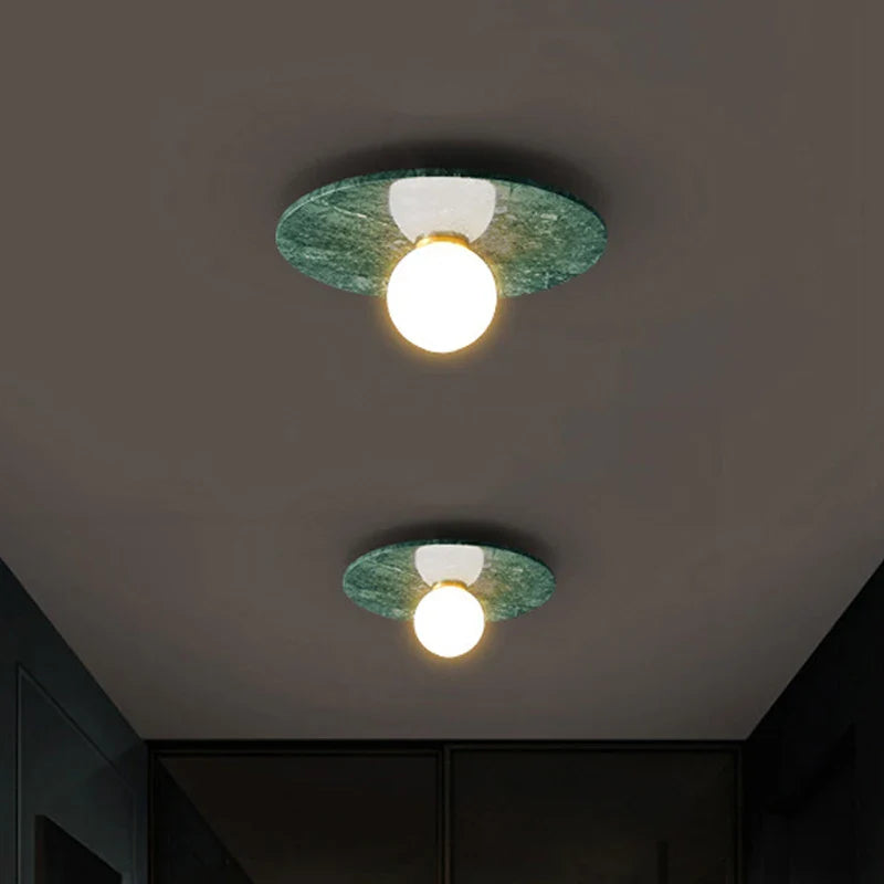 Nordic Marble Ceiling Light for Living Room & Bedroom Decor