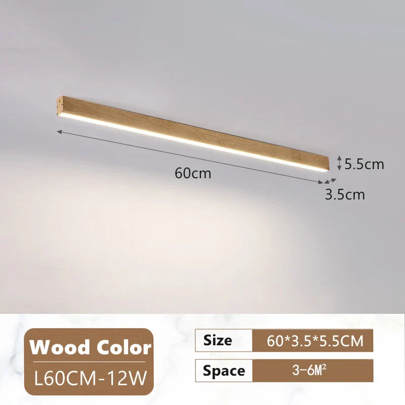 Nordic Aluminum LED Ceiling Light for Walkways