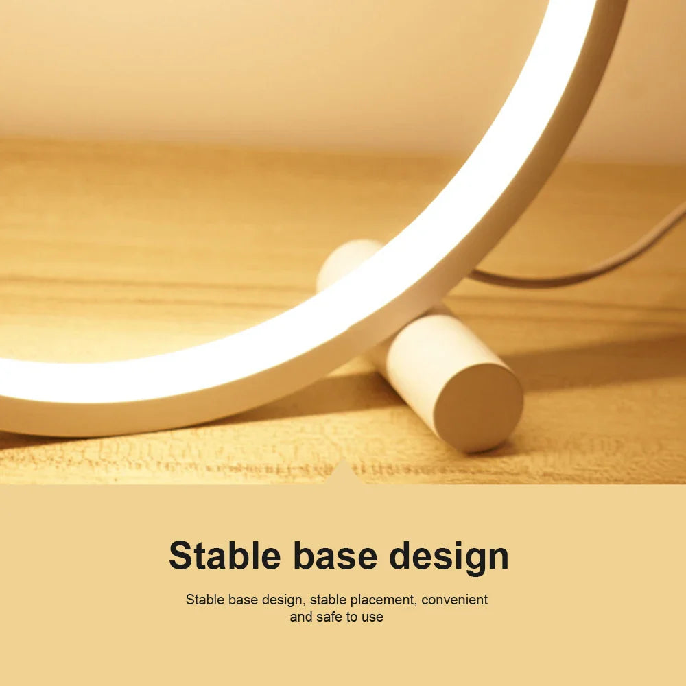 USB Rechargeable Touch Control LED Desk Lamp with 3 Brightness Levels for Reading and Studying