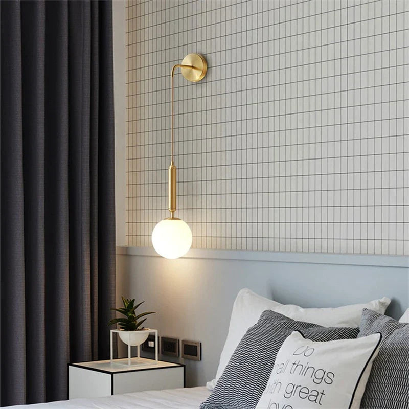Simple and Modern Glass LED Wall Sconce