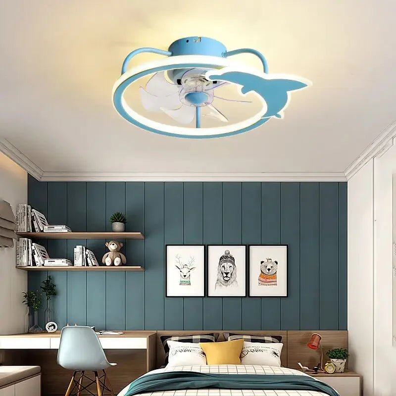 Smart Ceiling Fan with Lights and Remote Control