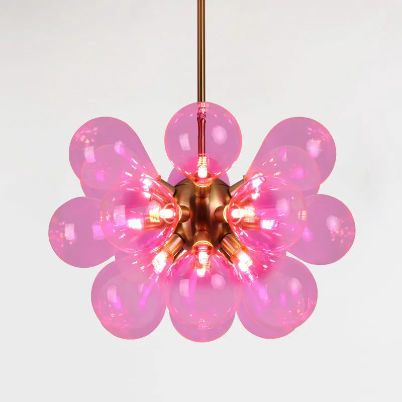 Nordic Glass LED Ball Pendant Light for Home Decor
