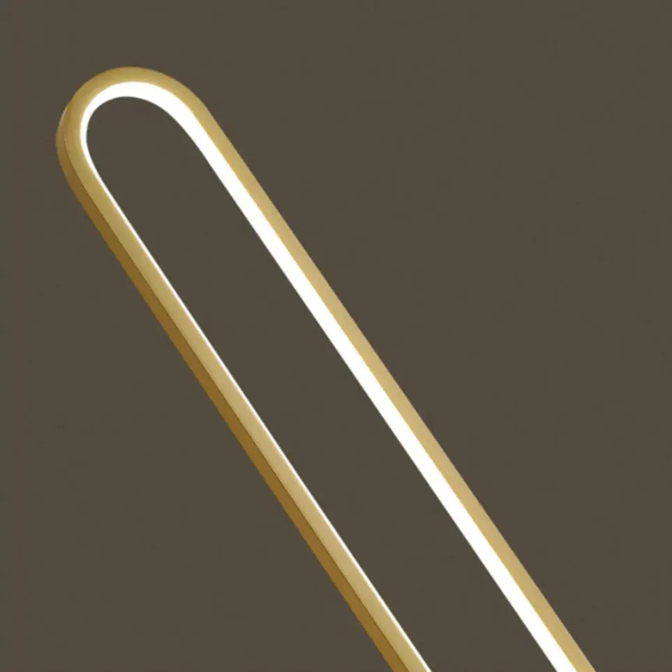Minimalist Copper LED Floor Lamp for Nordic Home Decor