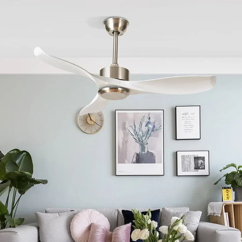 Modern Ceiling Fan with Remote Control - Sleek Design