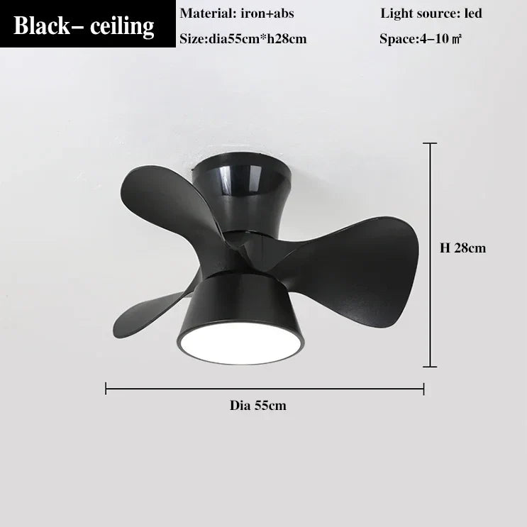 Bright Ceiling Fan with Remote Control and 6 Speeds
