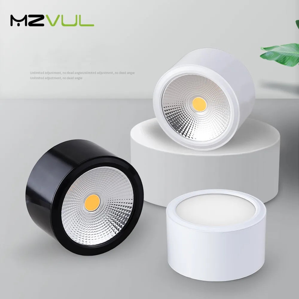Dimmable LED Surface-Mount Spotlights for Interior Decor