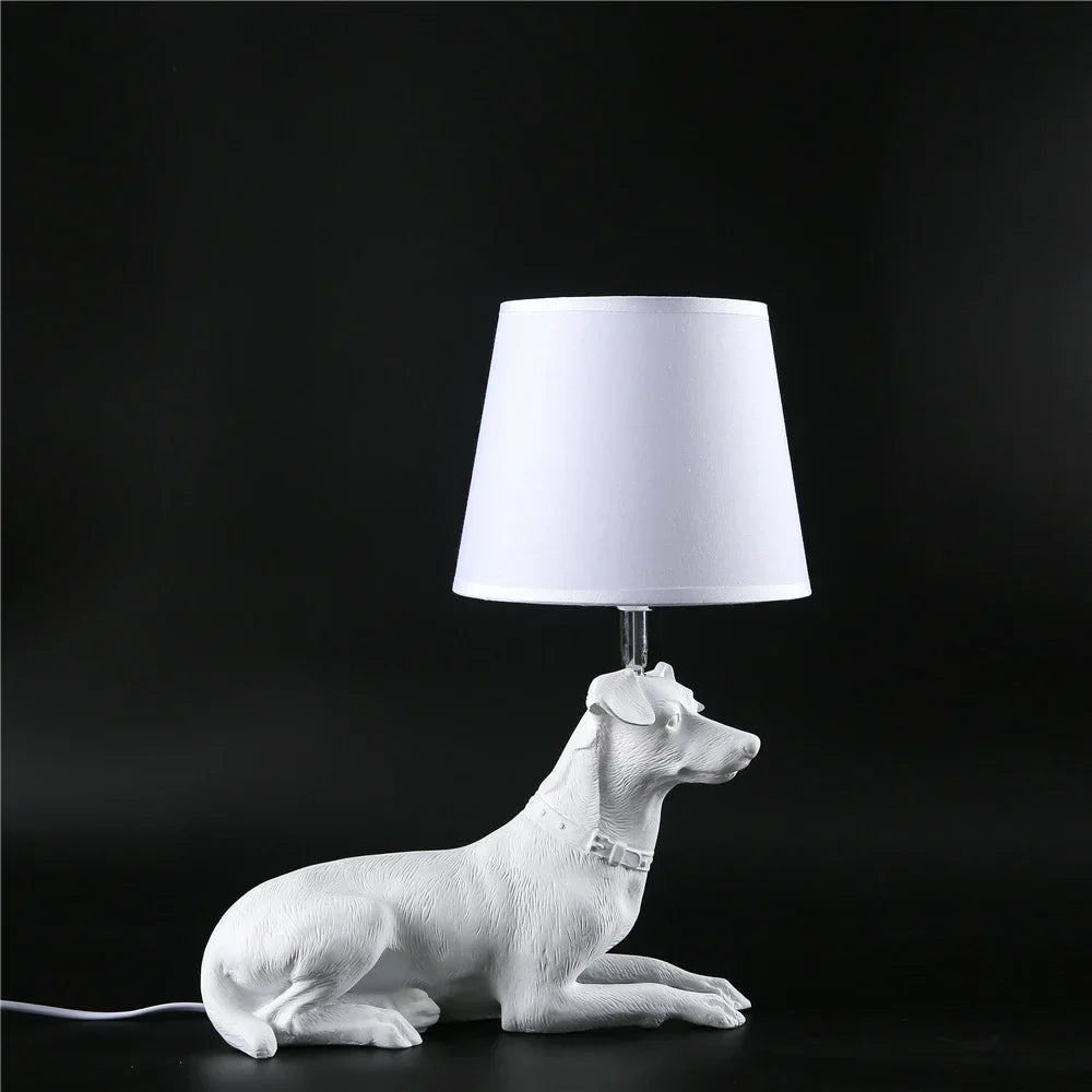 Modern Nightstand Lamp for Pets and Decorative Lighting