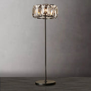 Vintage Crystal LED Floor Lamp with Dimmable Brightness